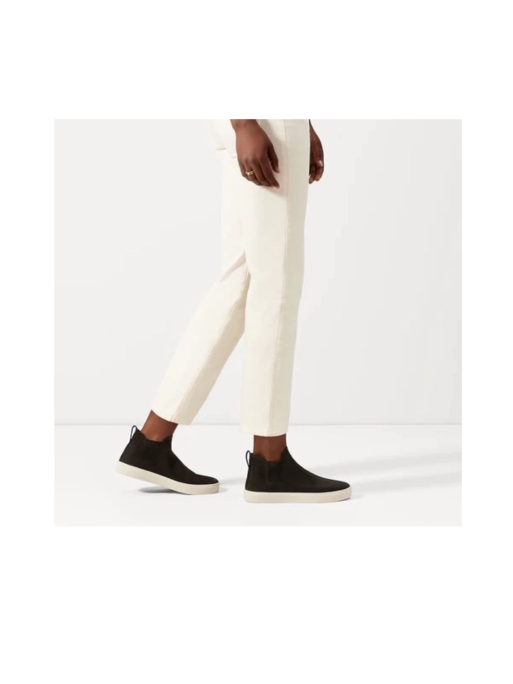 Rothy’s The Chelsea black ankle boots